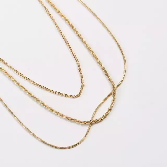 Diana Three Layer Necklace