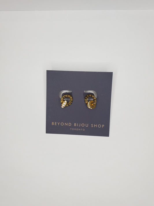 Roman Numeral Stud Earrings