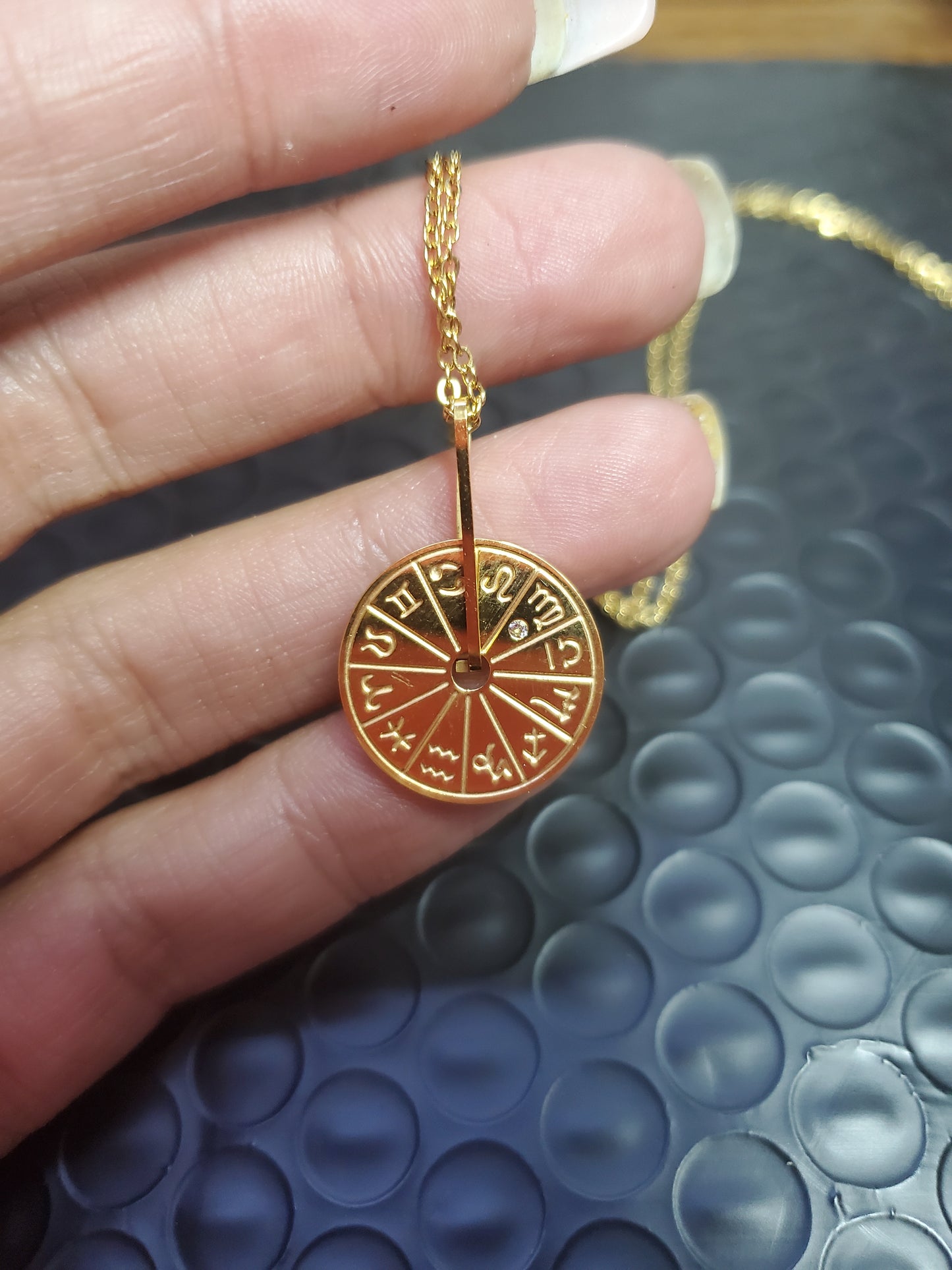 Zodiac Wheel Necklace