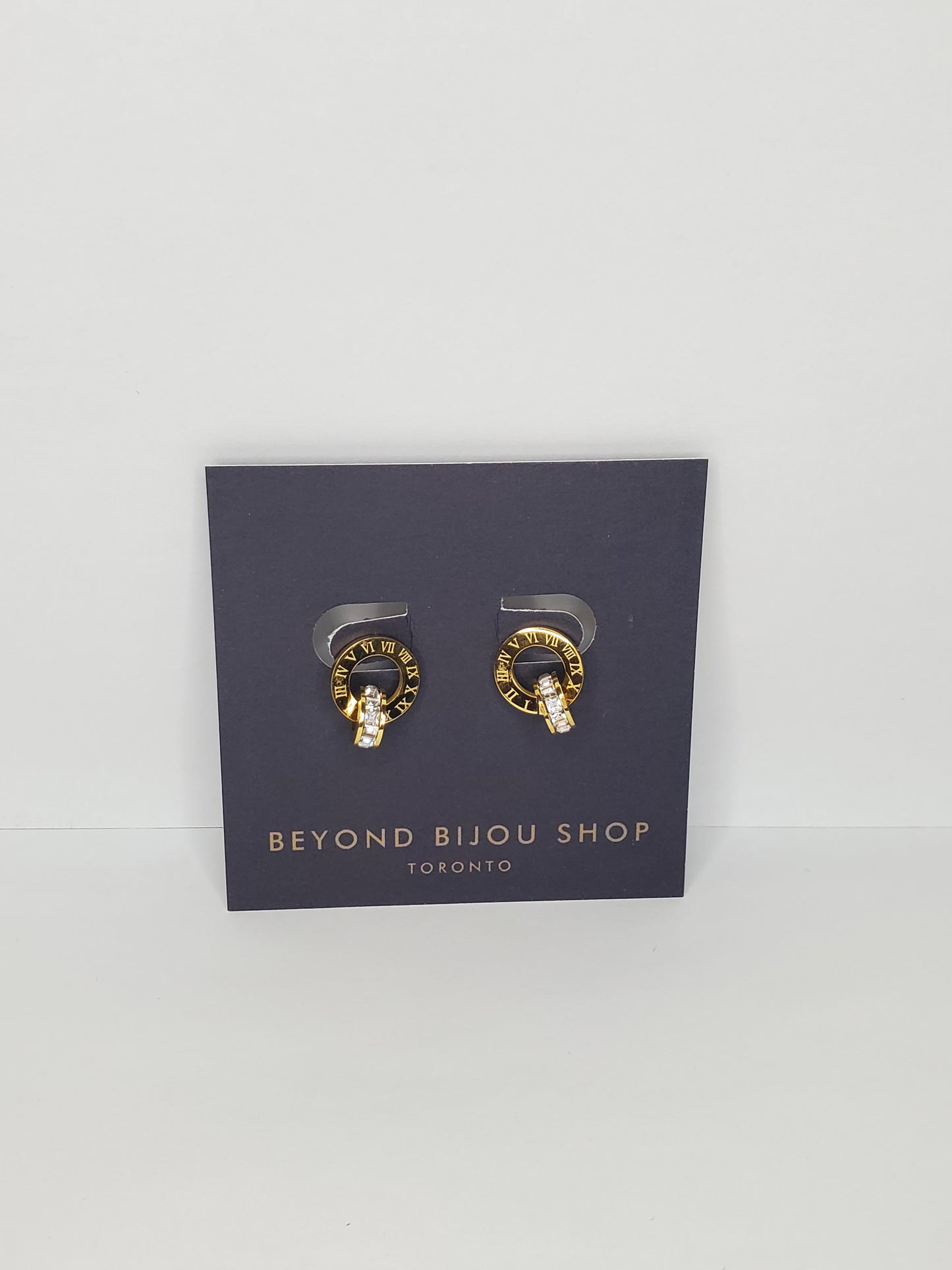 Roman Numeral Stud Earrings